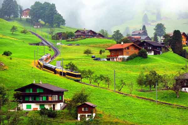 歐洲瑞士湖光山色007